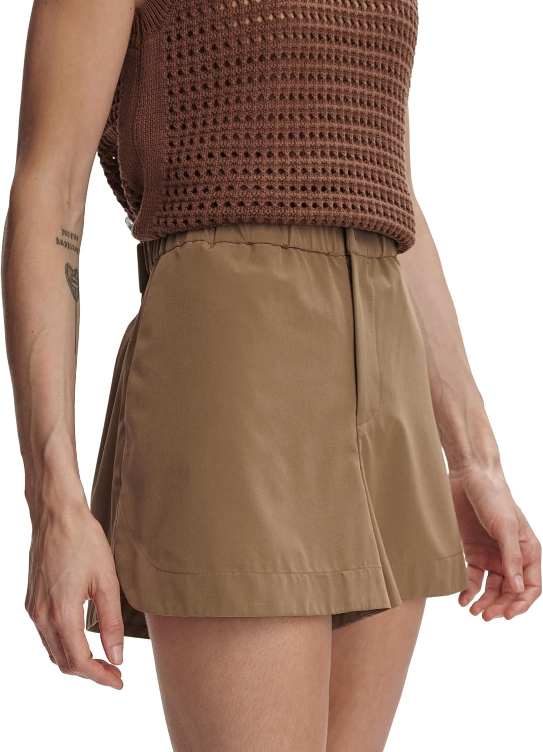 image:imageVarley Womens Nila Mid Rise ShortsTaupe Stone