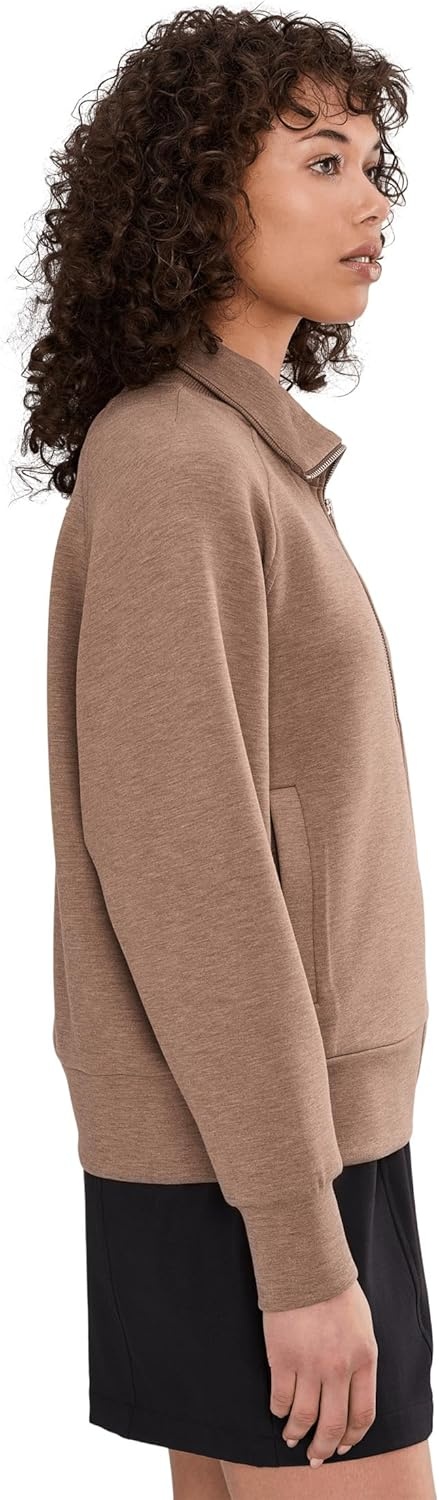 image:imageVarley Womens Tyde Zip Through SweatGolden Bronze Marl