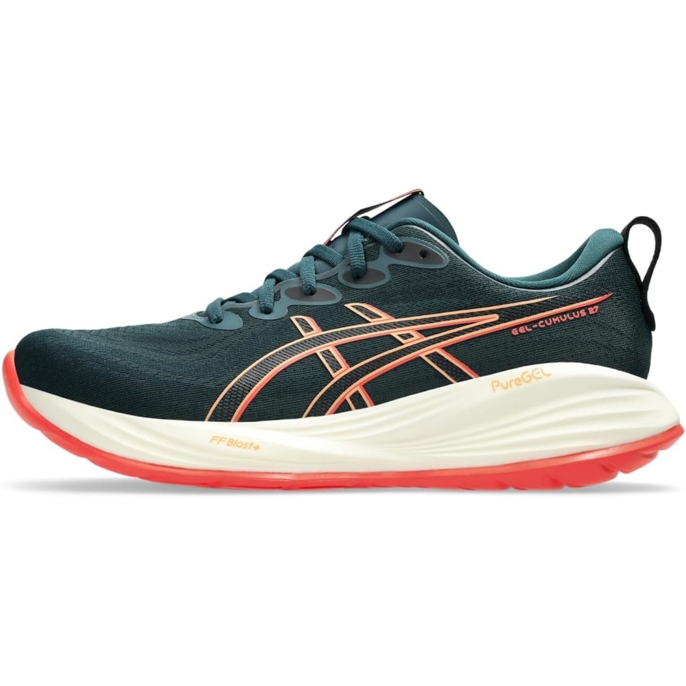 image:imageASICS GelCumulus 27 Mens RunningSaxon GreenCoral Reef