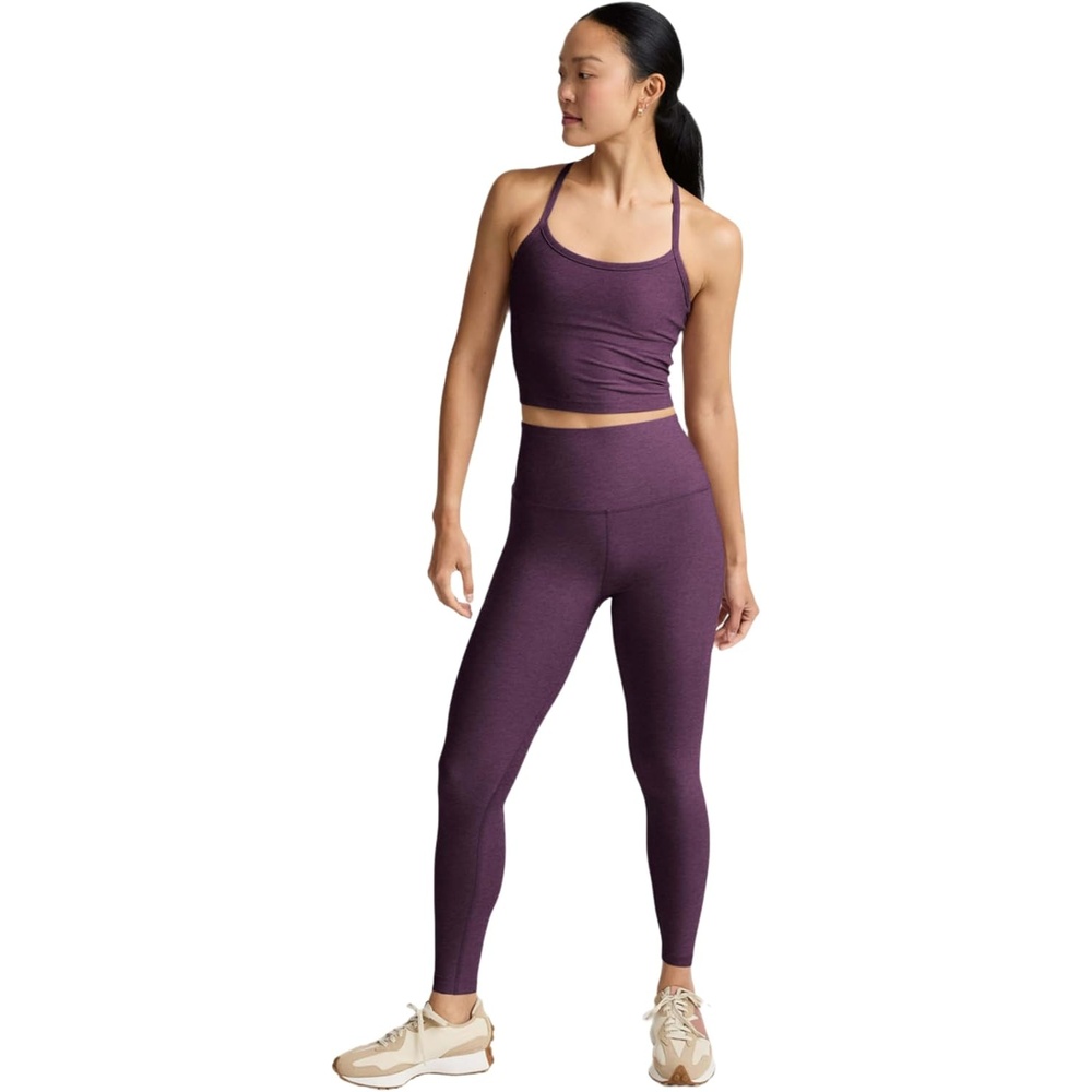 image:imageBeyond Yoga Womens Spacedye Caught in The Midi High Waisted LeggingBrilliant Blackberry Heather