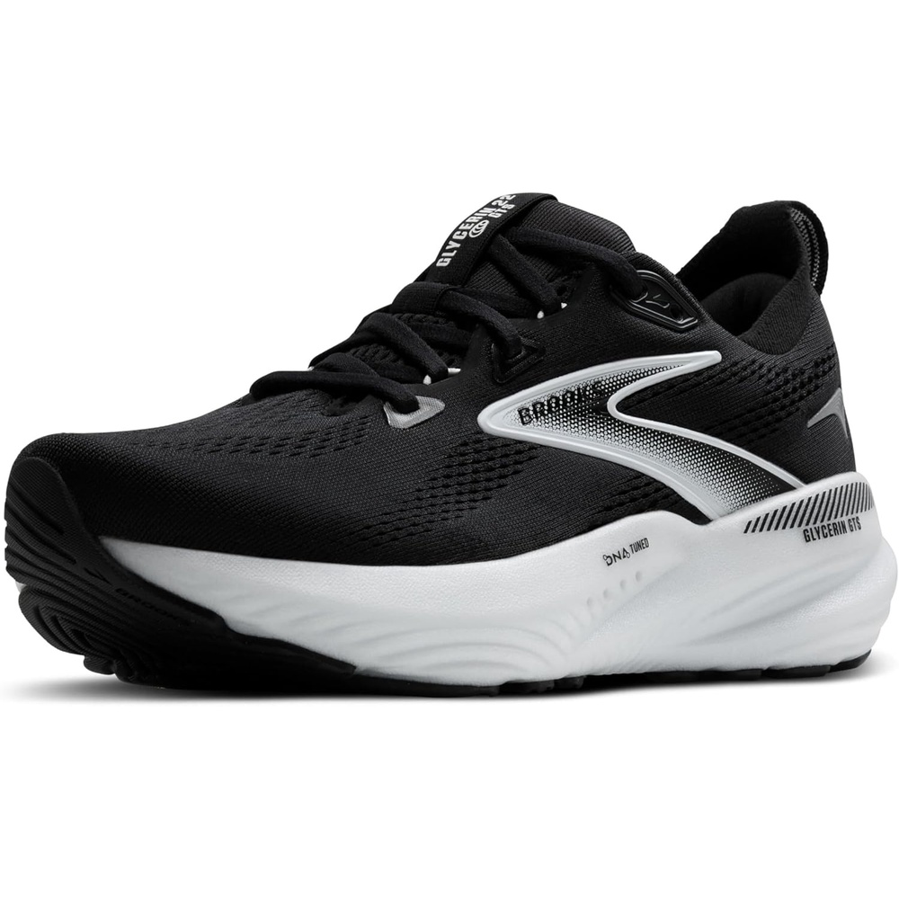 image:imageBrooks Mens Glycerin GTS 22 Supportive Running ShoeBlackGreyWhite