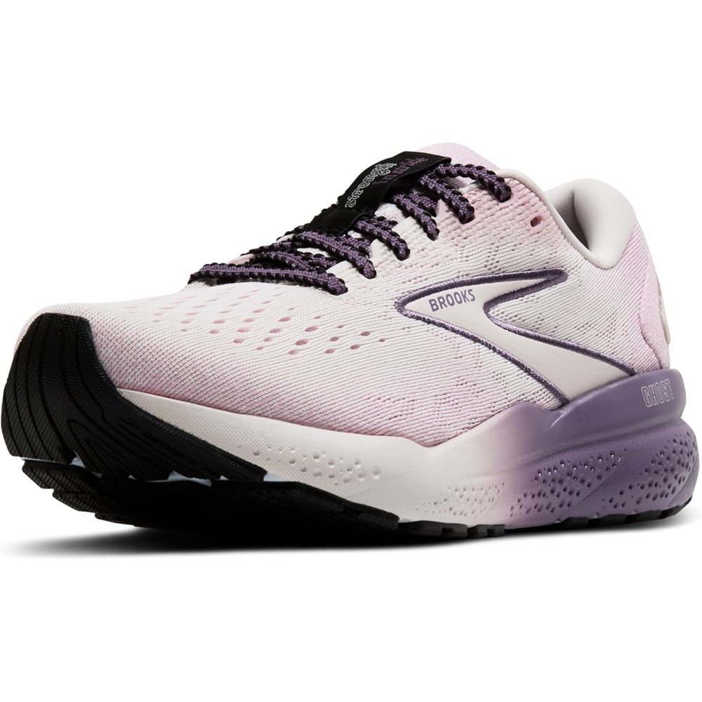 image:imageBrooks Womens Ghost 16 Neutral Running ShoeBlackLilacWindsome
