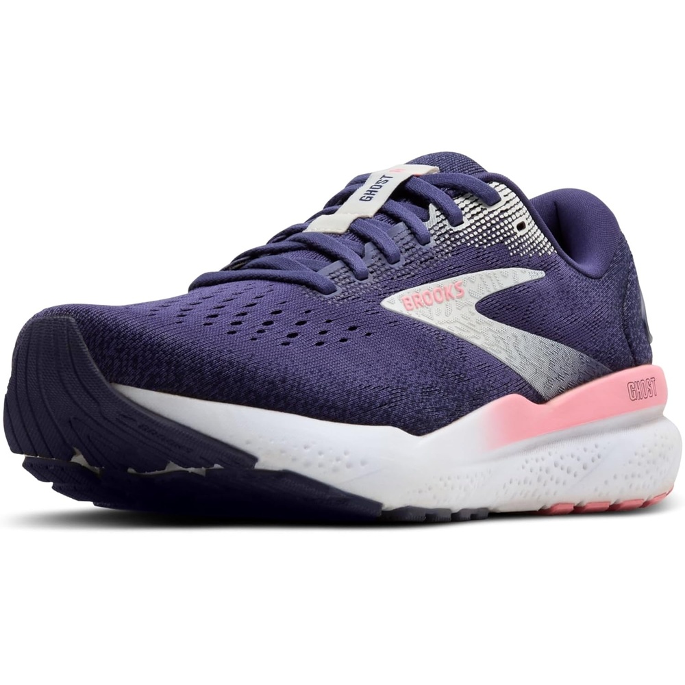image:imageBrooks Womens Ghost 16 Neutral Running ShoeBlue RibbonDianthusPeacoat