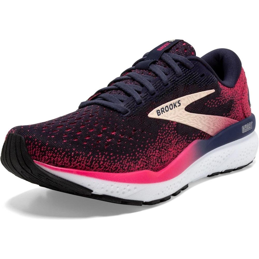 image:imageBrooks Womens Ghost 16 Neutral Running ShoePeacoatRaspberryApricot