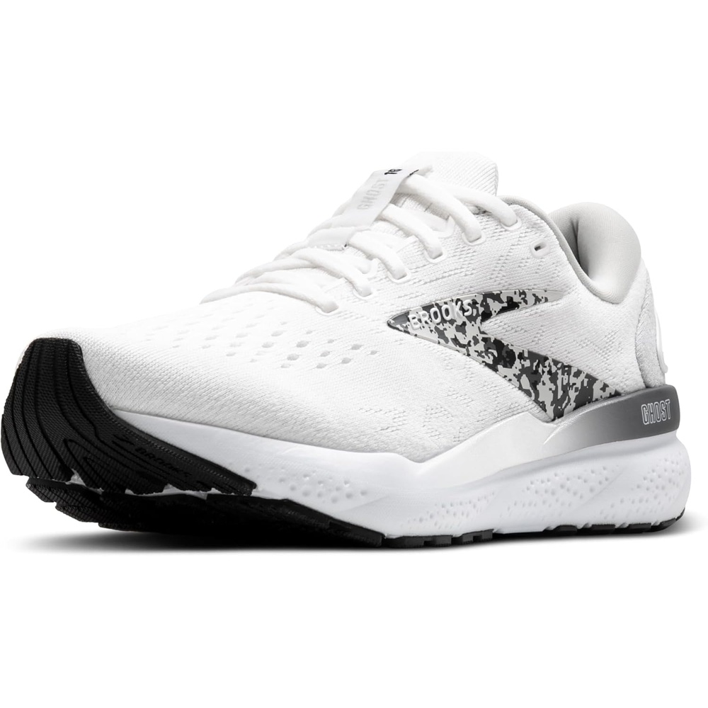 image:imageBrooks Womens Ghost 16 Neutral Running ShoeWhiteOysterLava