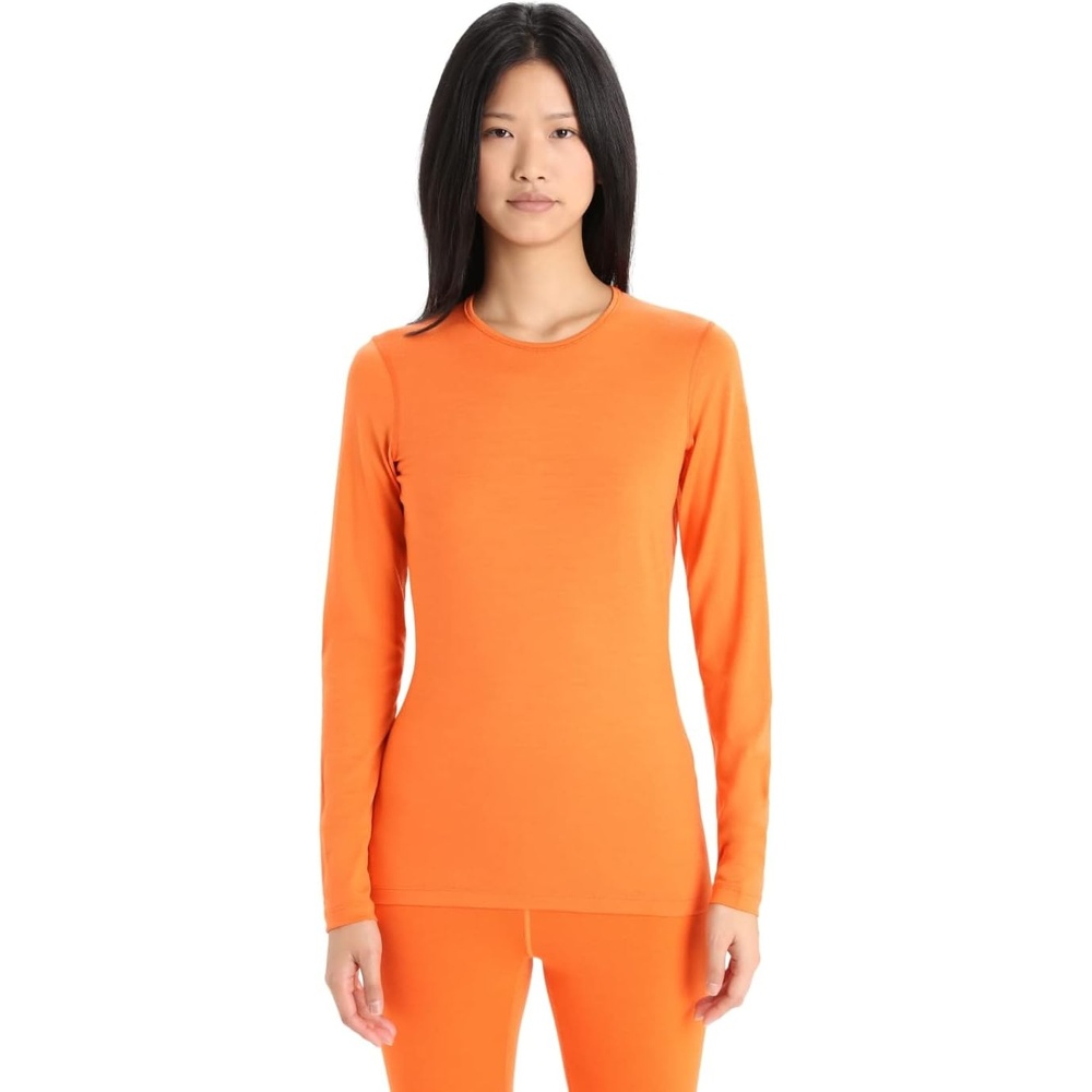 image:imageIcebreaker Merino Womens 200 Oasis Long Sleeve Thermal Cold Weather Base Layer TShirtFlash