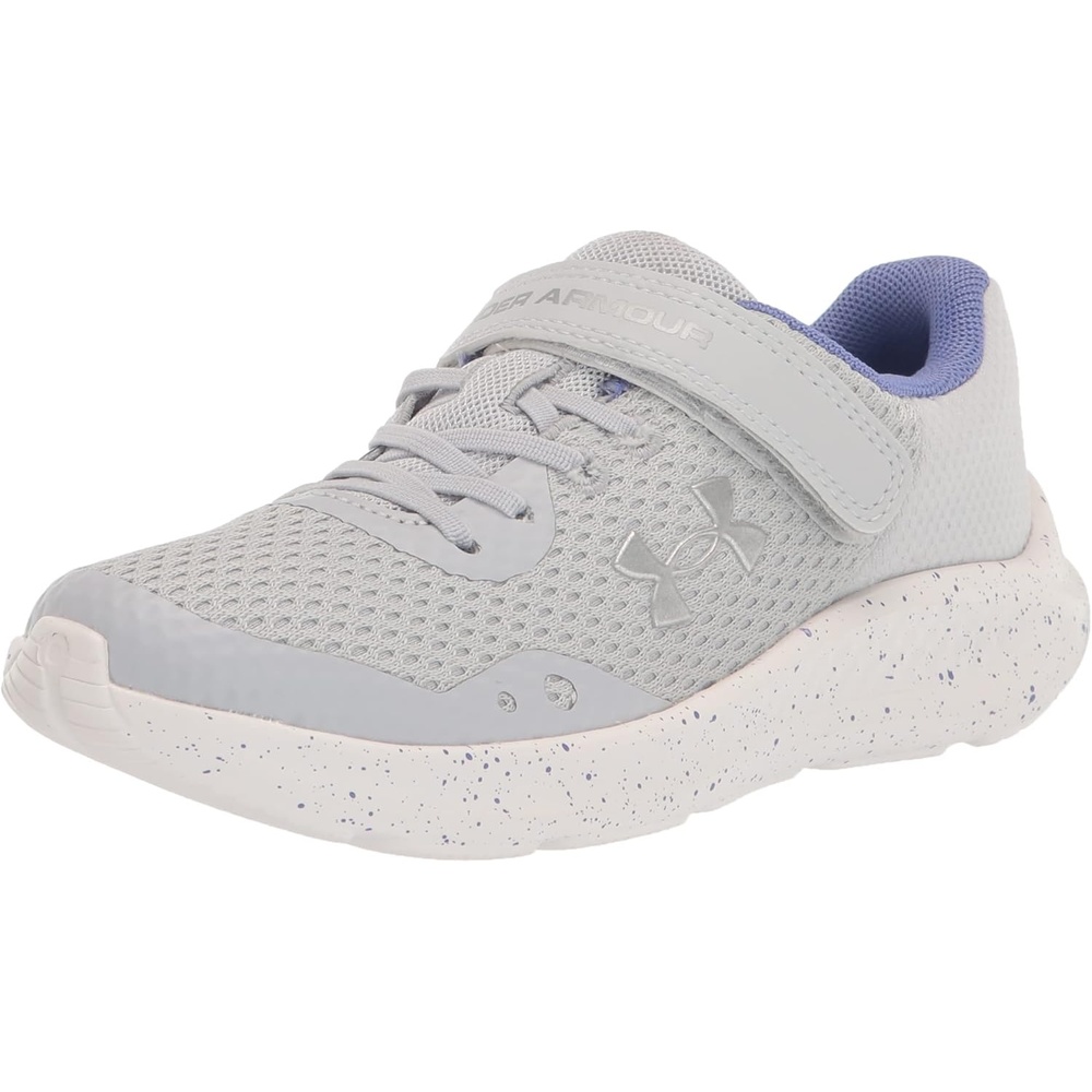 image:imageUnder Armour unisexchild Pursuit 3 Alternate Closure103 Halo GrayBaja BlueMetallic Silver