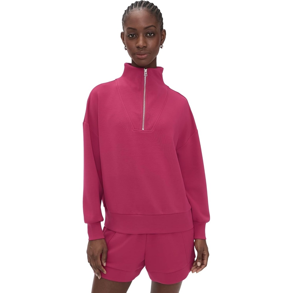 image:imageVarley Womens Hawley Half Zip SweaterRich Raspberry