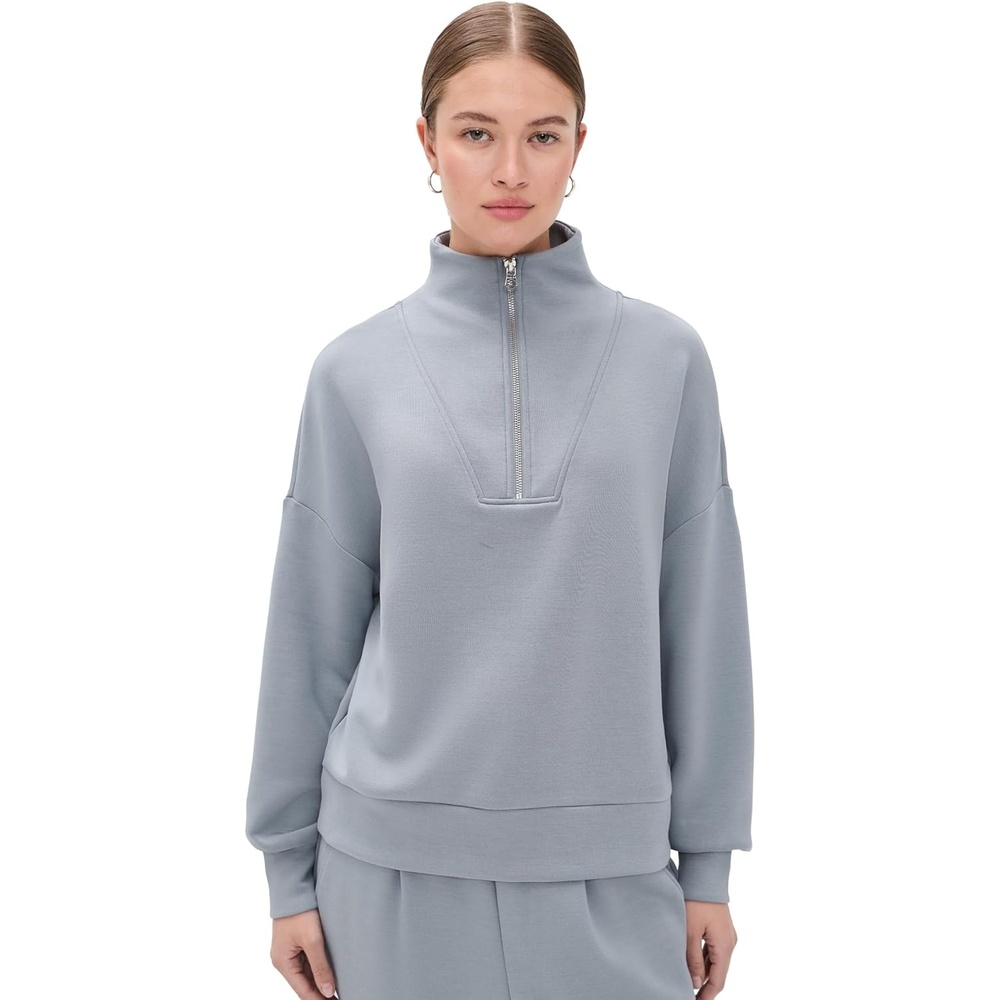 image:imageVarley Womens Hawley Half Zip SweaterWind Blue