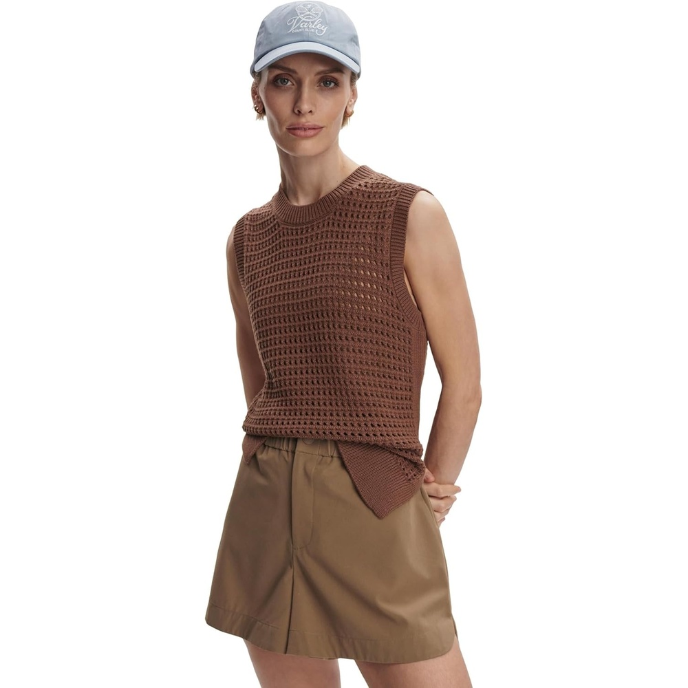 image:imageVarley Womens Nila Mid Rise ShortsTaupe Stone