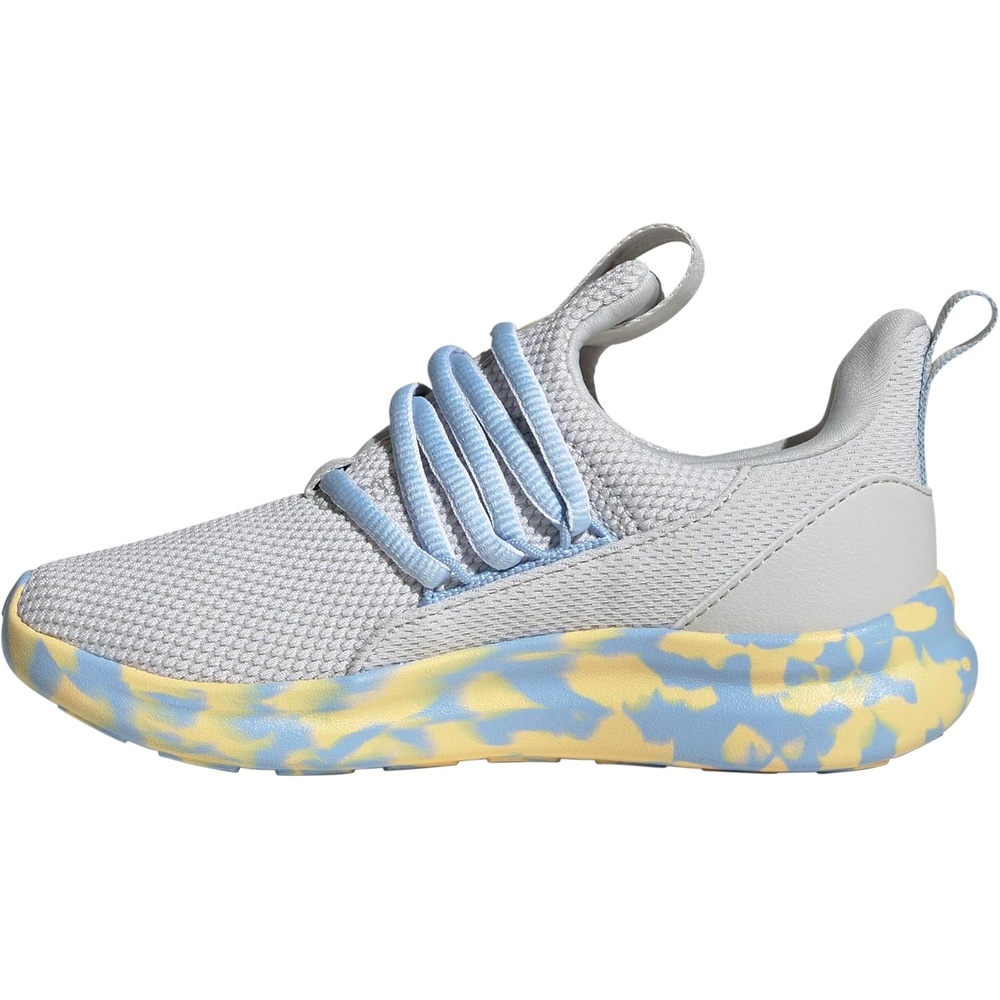 image:imageadidas Kids Lite Racer Adapt 70 Running ShoesGrey OneOrange TintGlow Blue