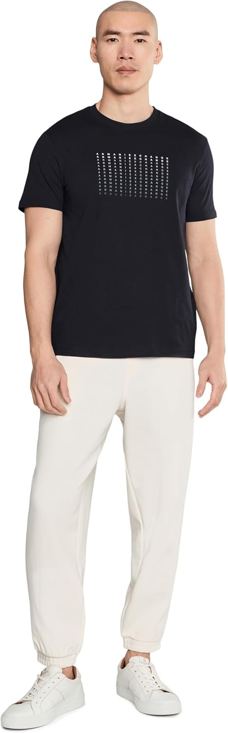 image:imageArmani Exchange Mens Cotton Mix Twill TrousersCream