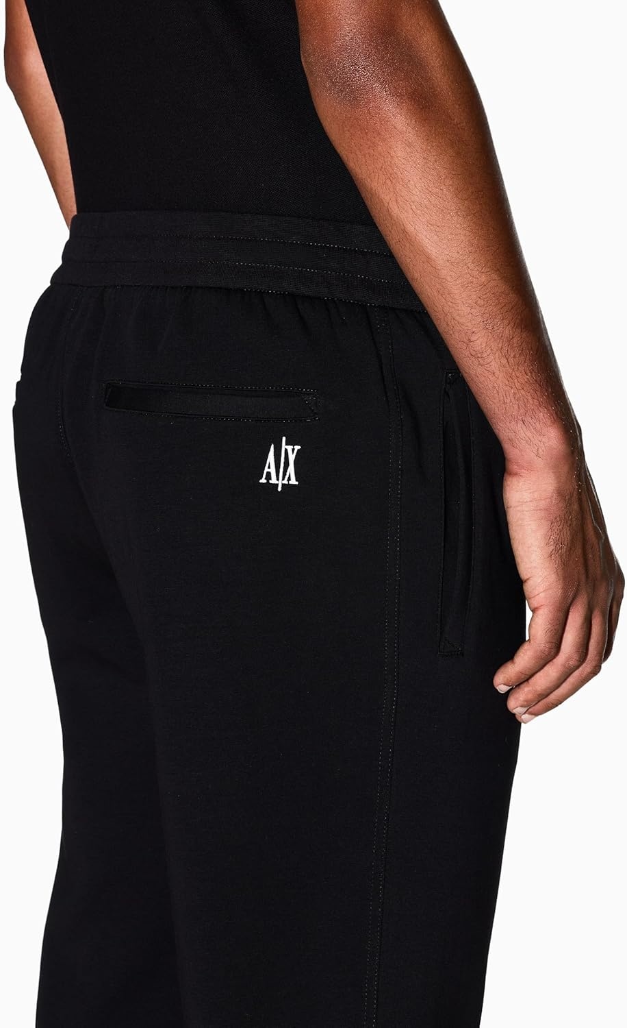 image:imageArmani Exchange Mens Stretch Cotton Icon JoggerBlack