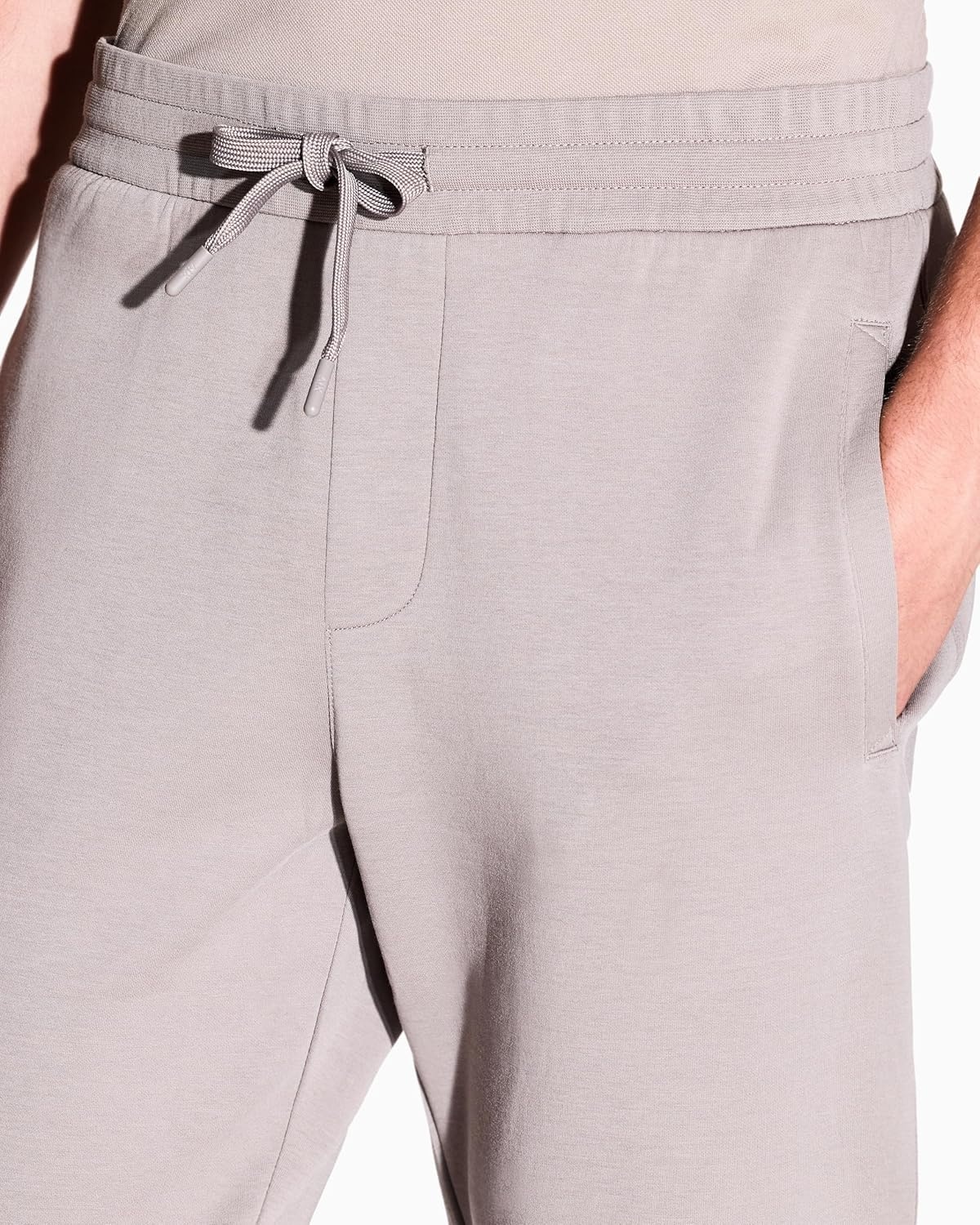 image:imageArmani Exchange Mens Stretch Cotton Icon JoggerDriftwood