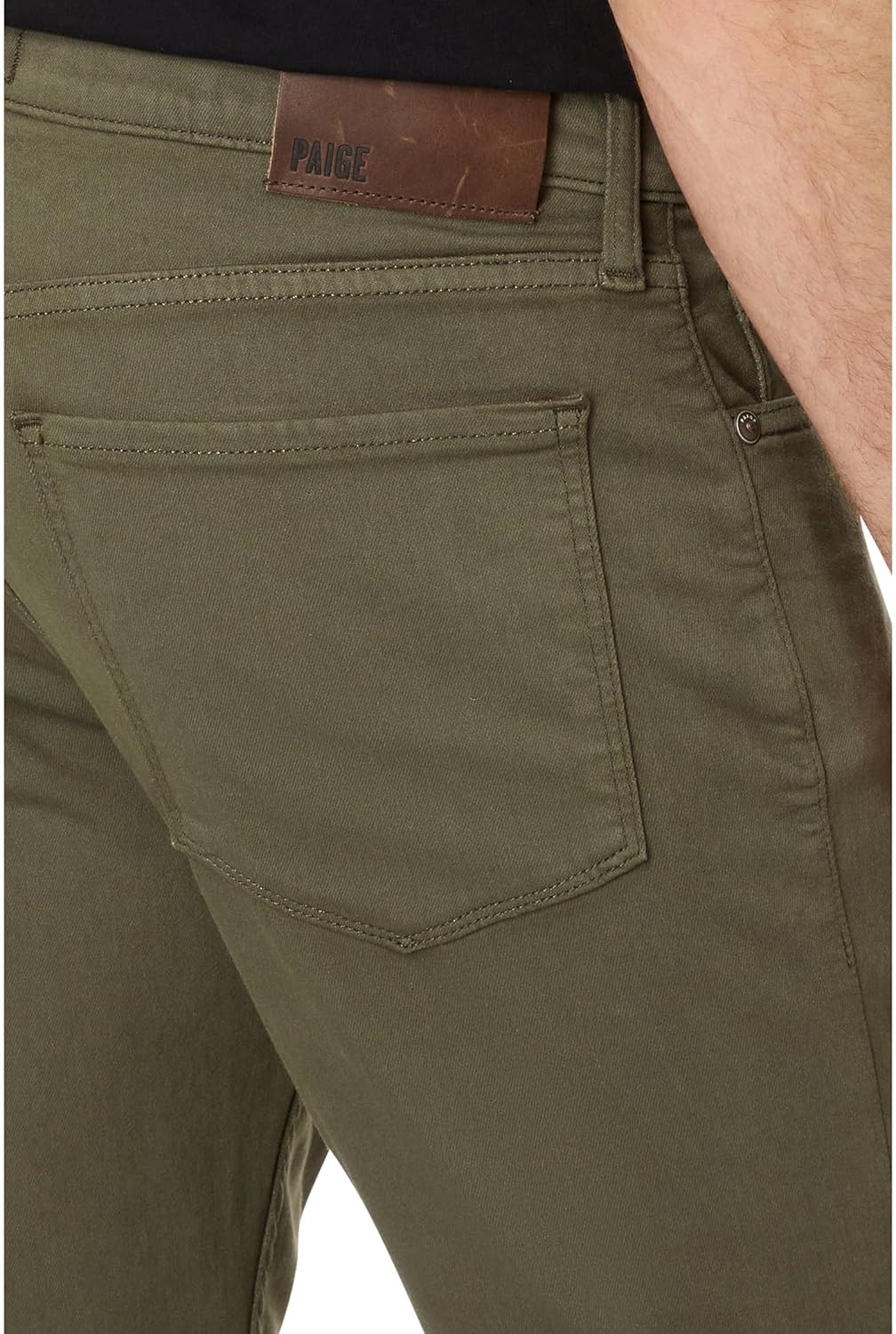 image:imagePAIGE Mens Lennox Transcend Slim Fit PantsAged Moss