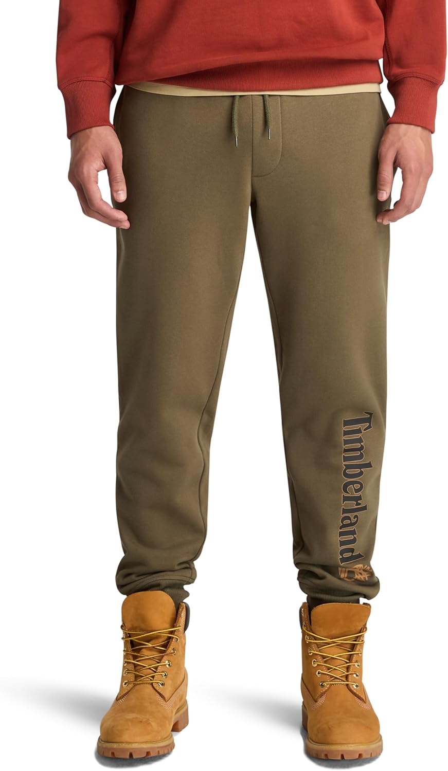 image:imageTimberland Mens Kennebec River Brushed Back SweatpantLeaf Green