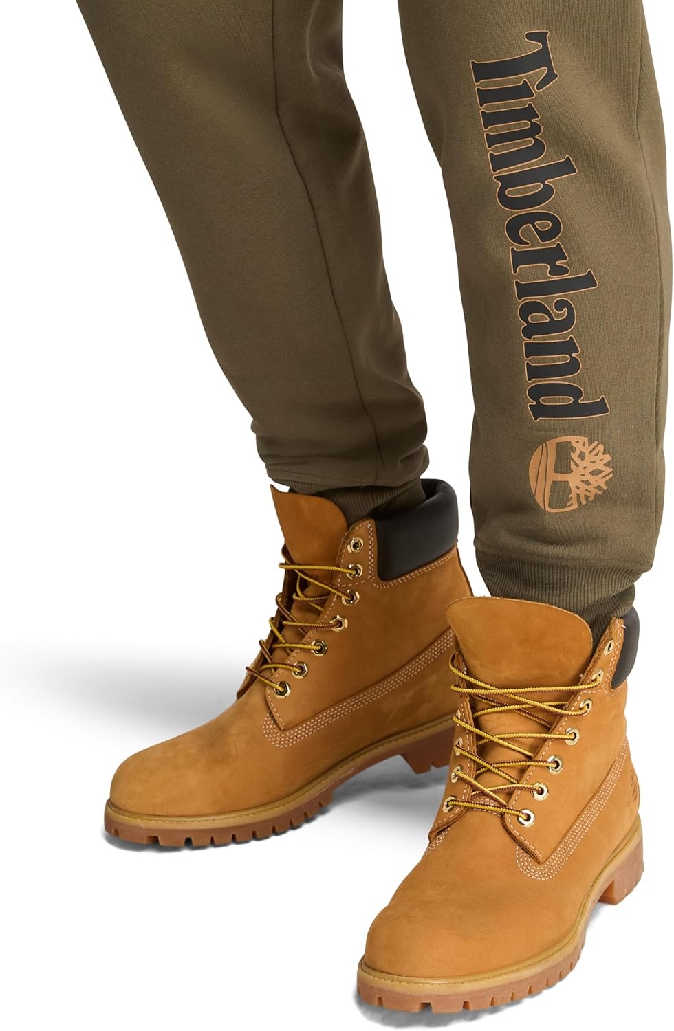 image:imageTimberland Mens Kennebec River Brushed Back SweatpantLeaf Green