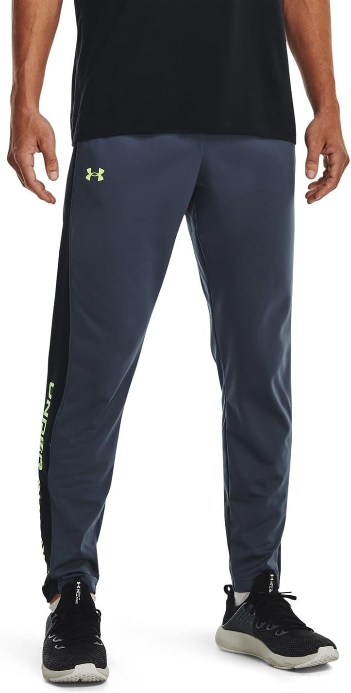 image:imageUnder Armour Mens Brawler Pants044 Downpour Gray Black Lime Surge