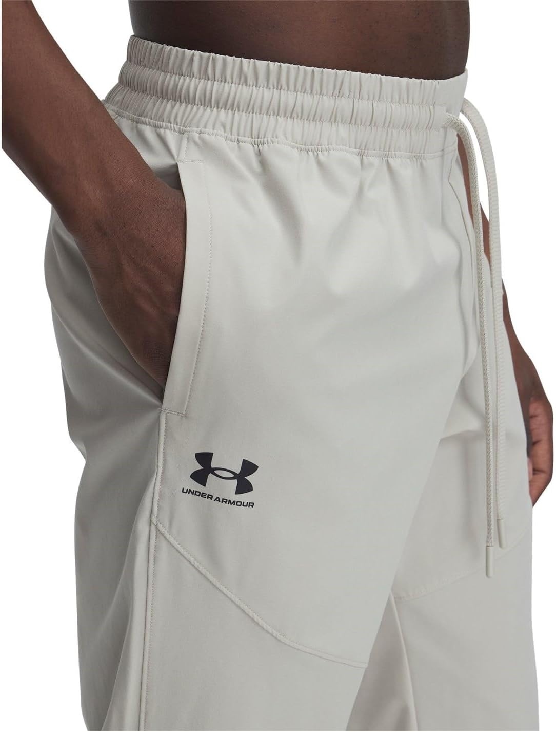 image:imageUnder Armour Mens Vibe Woven JoggersKhaki BaseBlack