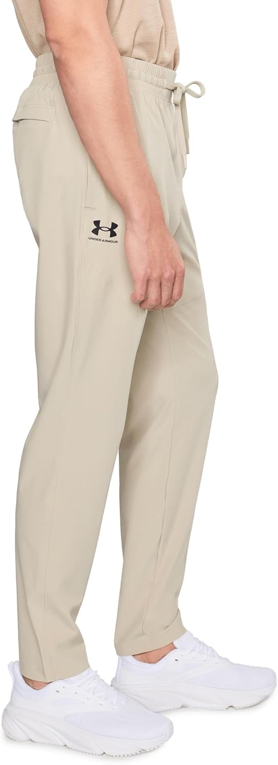 image:imageUnder Armour UnisexAdult Vibe Woven PantsKhaki BaseBlack