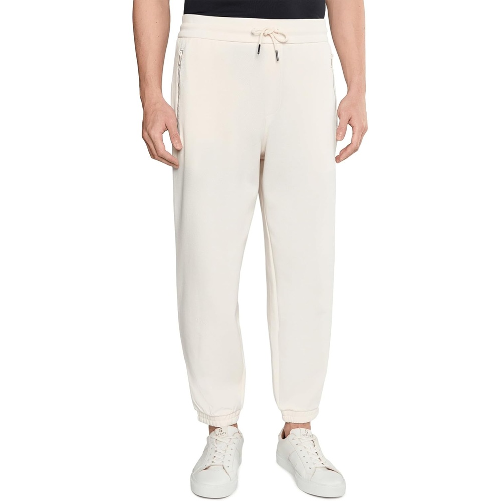 image:imageArmani Exchange Mens Cotton Mix Twill TrousersCream