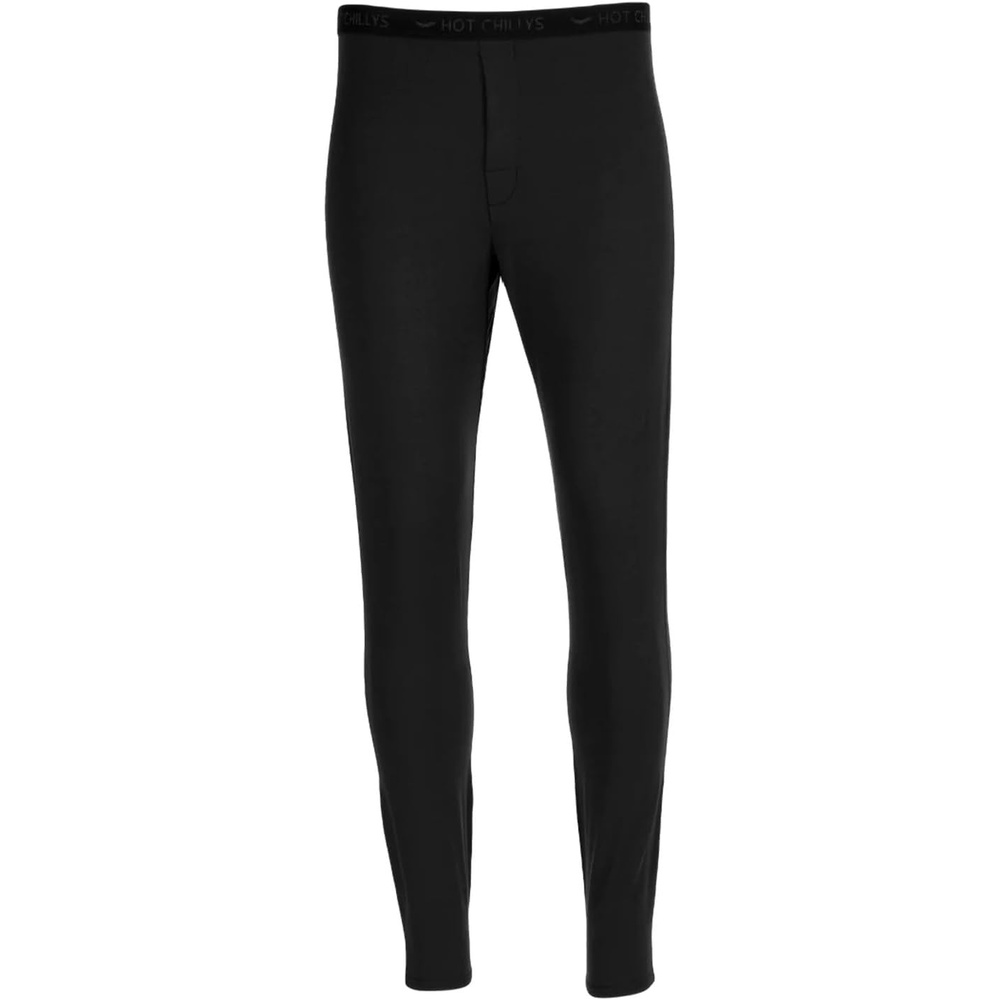 image:imageHot Chillys Mens ClimaTek Base Layer Bottoms Breathable MoistureWicking QuickDrying Relaxed Fit Thermal UnderwearBlack