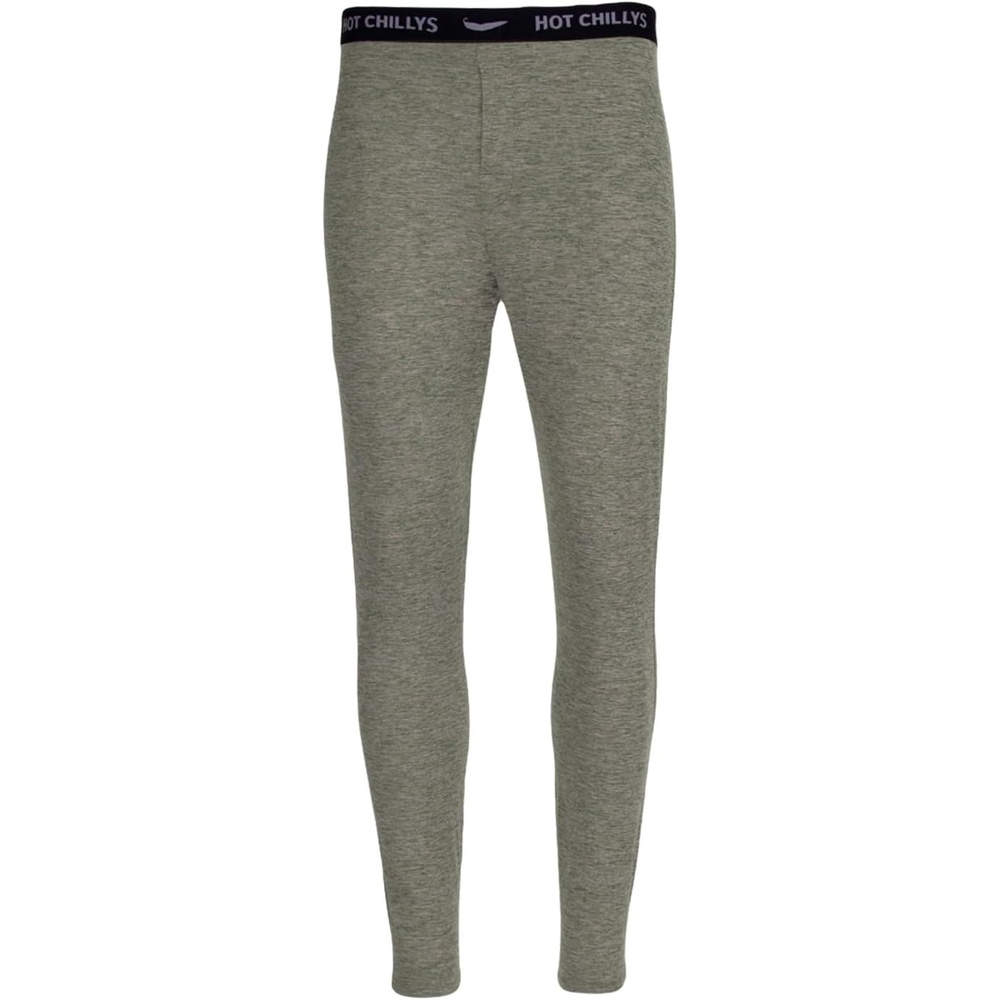 image:imageHot Chillys Mens ClimaTek Base Layer Bottoms Breathable MoistureWicking QuickDrying Relaxed Fit Thermal UnderwearOd Heather