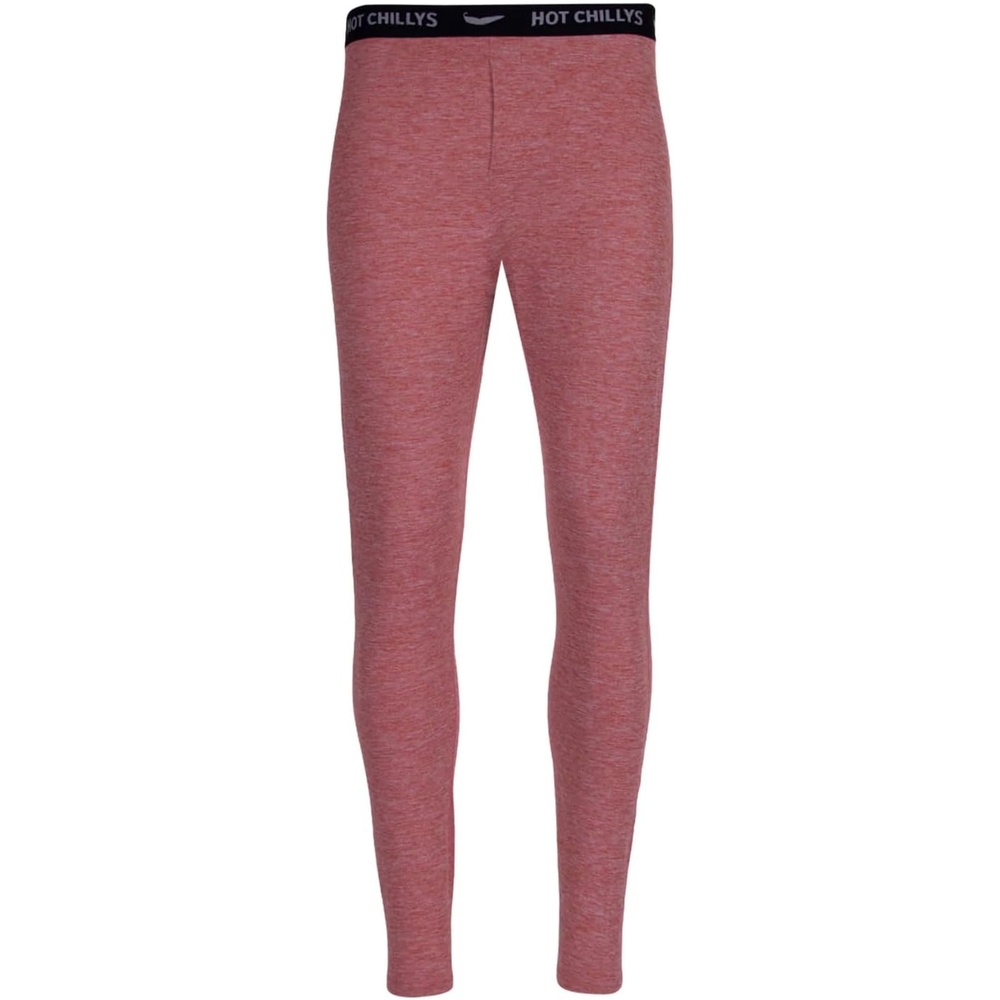 image:imageHot Chillys Mens ClimaTek Base Layer Bottoms Breathable MoistureWicking QuickDrying Relaxed Fit Thermal UnderwearRedwood Heather