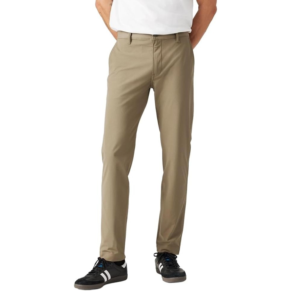 image:imageLevis Mens Xx Standard Chino Tech Pants Also Available in Big amp TallNew Beach Taupe Stretch