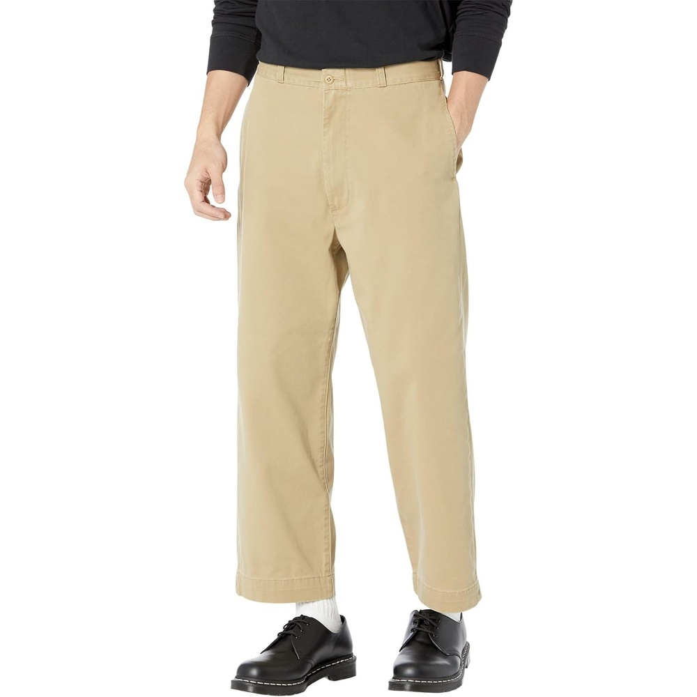 image:imageLevis Premium Skate Loose Chino Trousers for Men Twill Fabrication Four Pocket Design Harvest Gold 29 31
