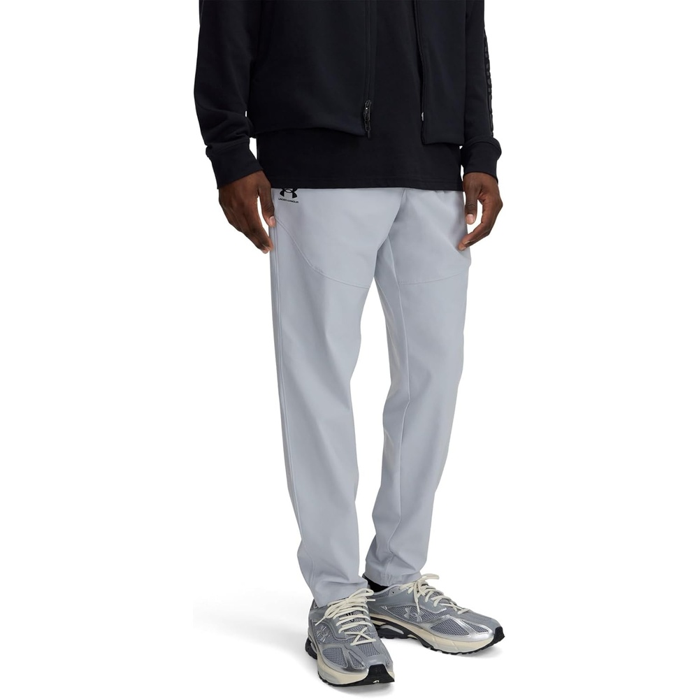 image:imageUnder Armour UnisexAdult Vibe Woven PantsMod GrayBlack