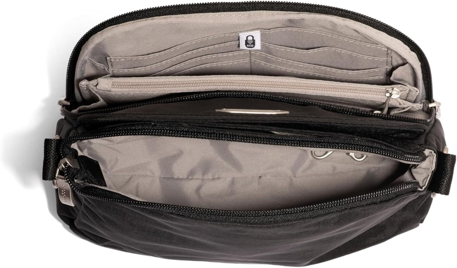 image:imageBaggallini Coastal Flip Lock CrossbodyBlack