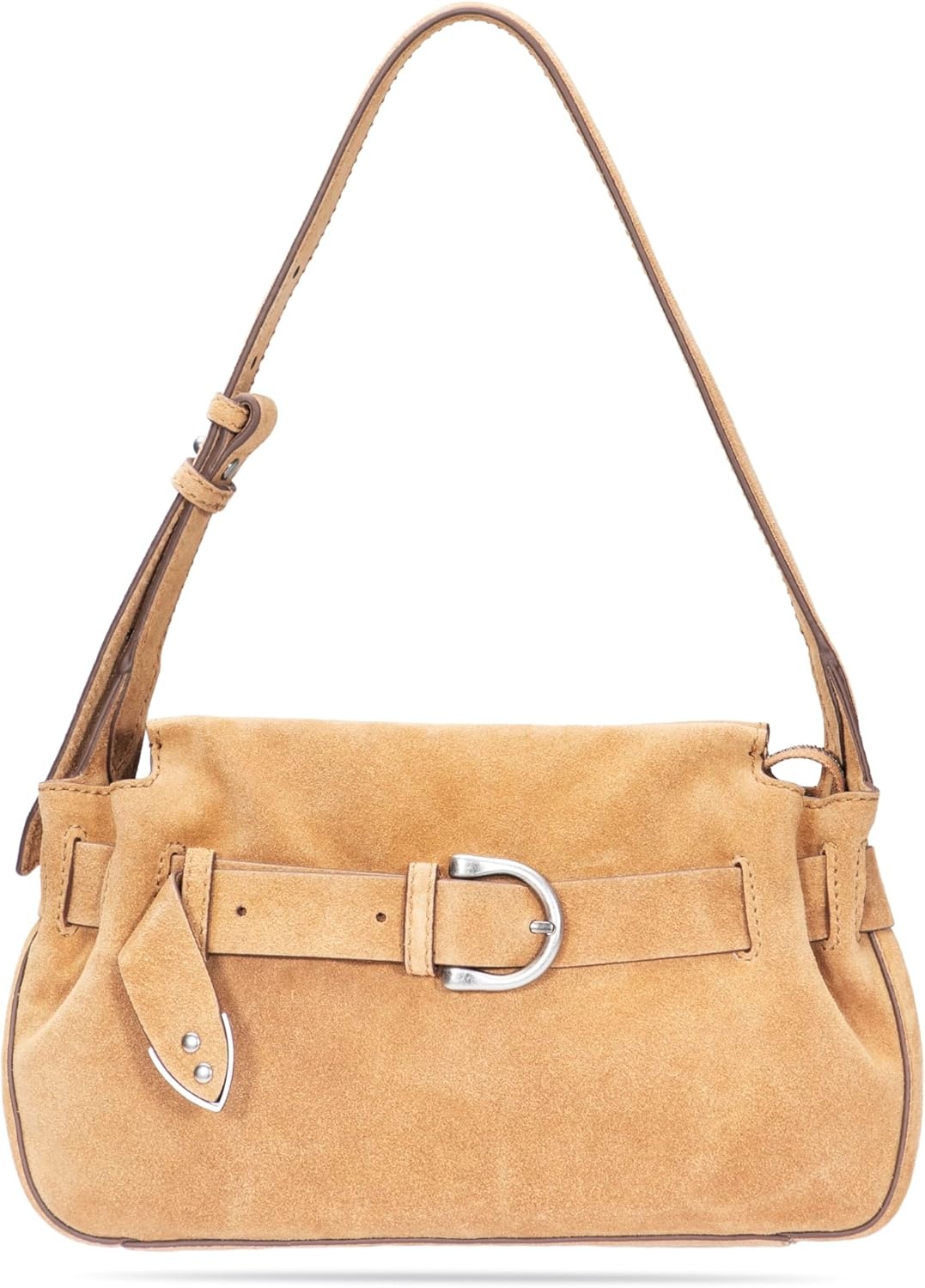 image:imageFrye Heather Suede ShoulderBeige