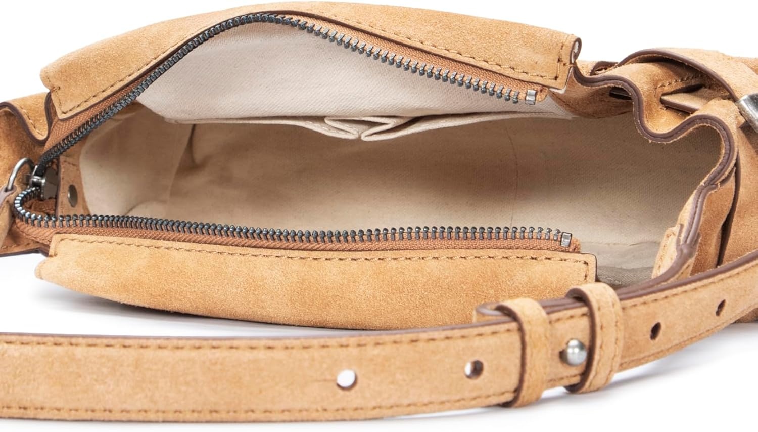 image:imageFrye Heather Suede ShoulderBeige
