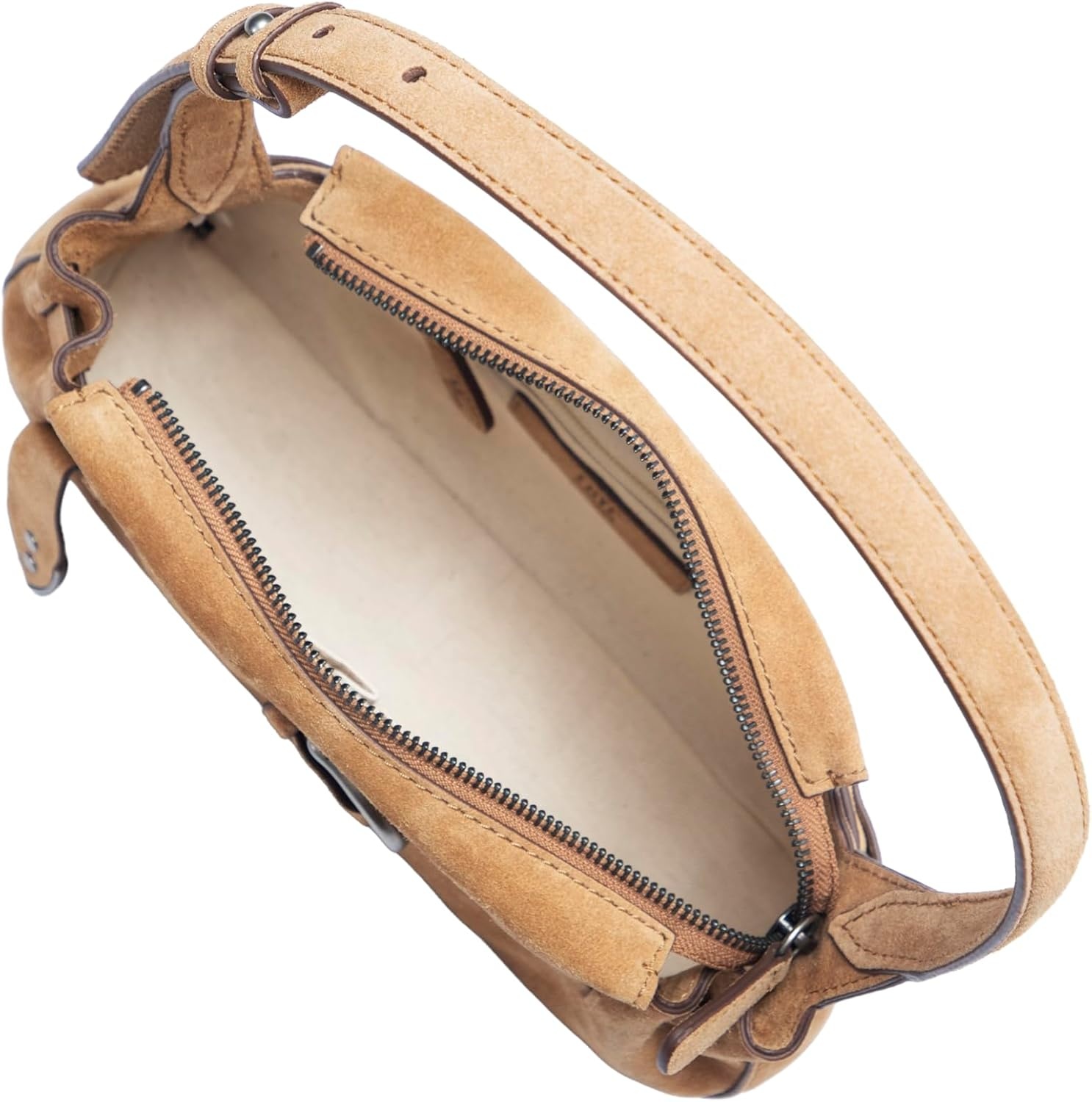 image:imageFrye Heather Suede ShoulderBeige