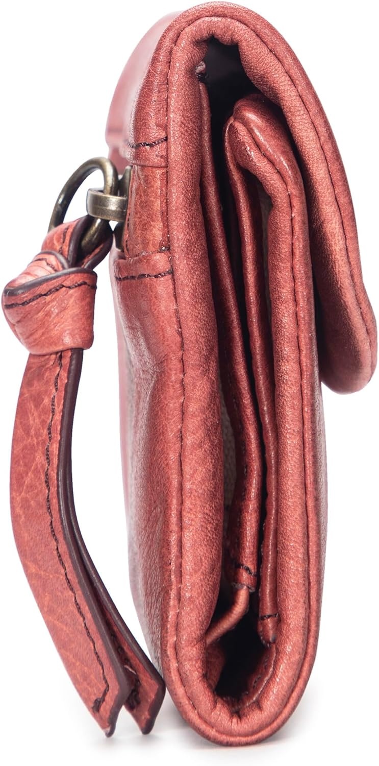 image:imageFrye Womens Nora Knotted Small WalletBurgundy