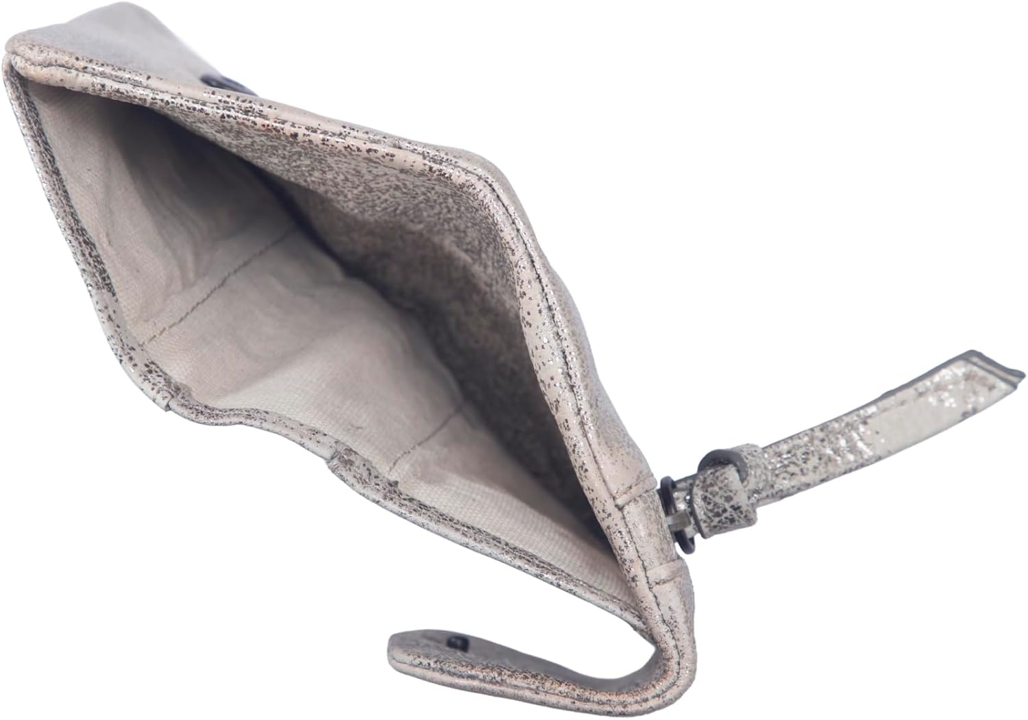image:imageFrye Womens Nora Knotted Small WalletCream Metallic