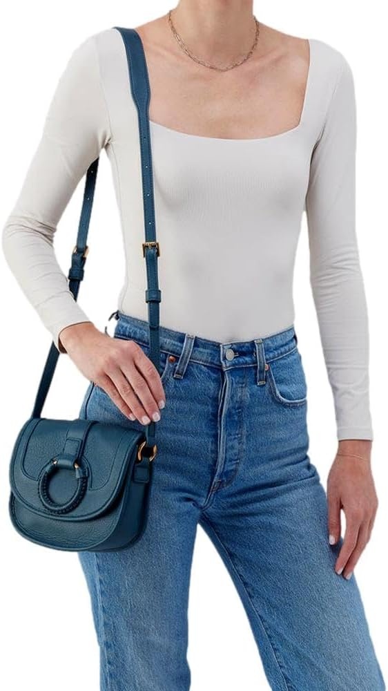 image:imageHOBO Kiva Small CrossbodyPeacock Feather