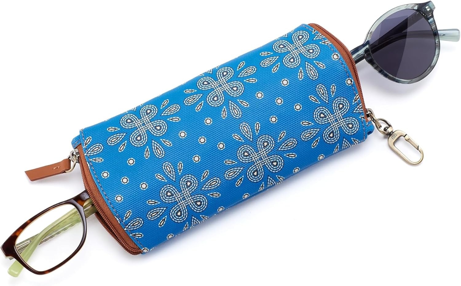 image:imageHOBO Womens Spark Double Eyeglass CaseBlue Journey Bandana