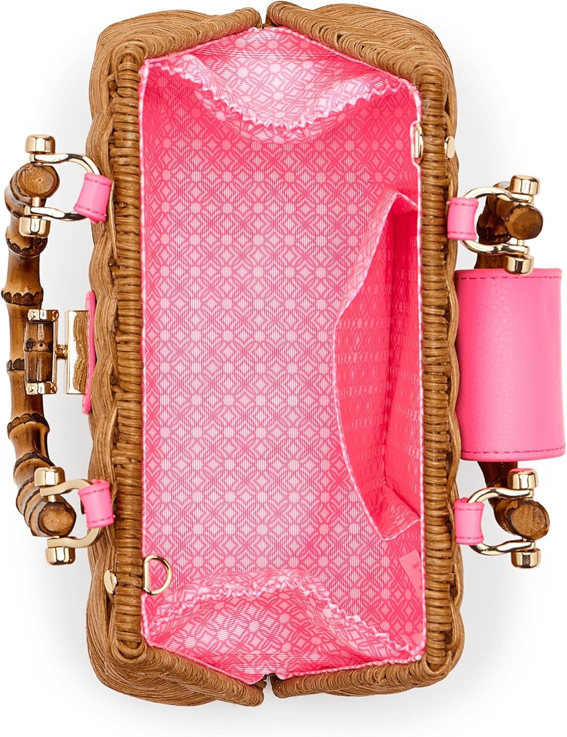 image:imageLilly Pulitzer Leena Top Handle BagCherry Blossom Pink X Honey