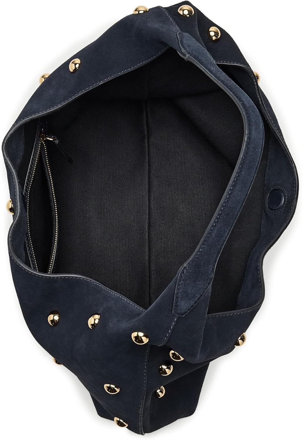 image:imageMadewell Womens The Mylie Shoulder Bag in Studded SuedeJuniper Berry