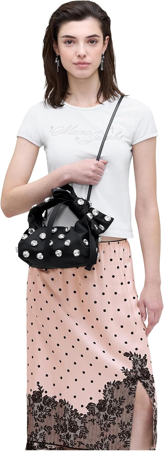 image:imageMarc Jacobs The Gem Nylon Bow Mini Sack BagBlack