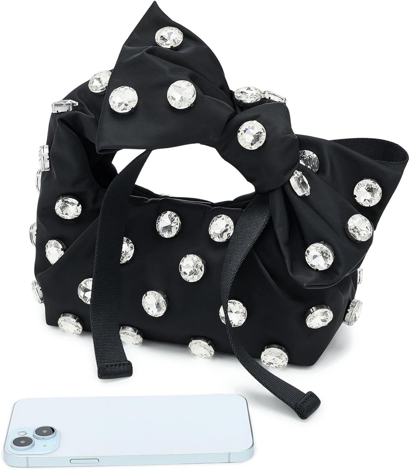 image:imageMarc Jacobs The Gem Nylon Bow Mini Sack BagBlack