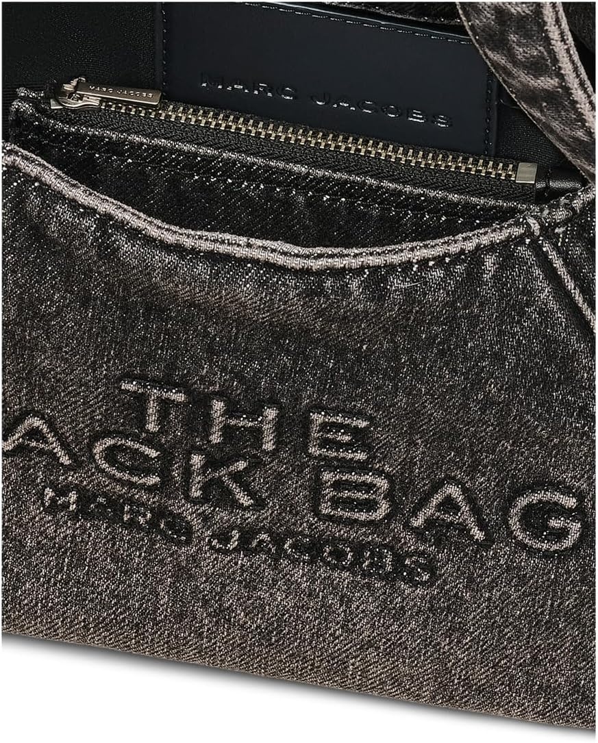 image:imageMarc Jacobs Womens The Bow Denim Mini Sack BagBlack Wash