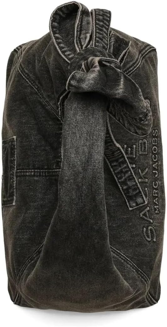 image:imageMarc Jacobs Womens The Bow Denim Sack BagBlack Wash