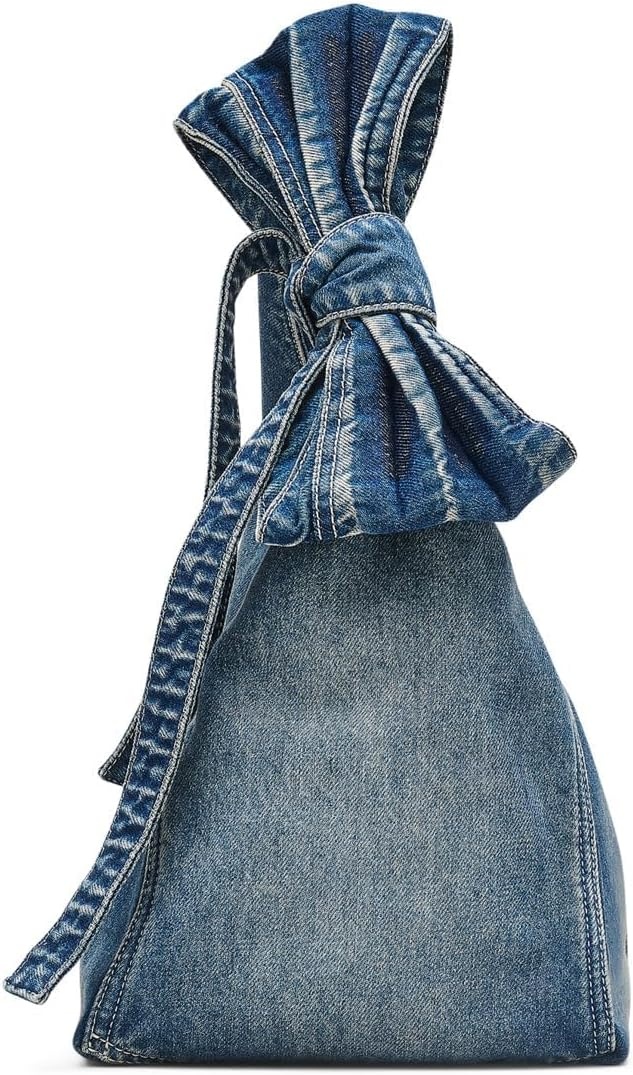image:imageMarc Jacobs Womens The Bow Denim Sack BagMedium Wash Indigo