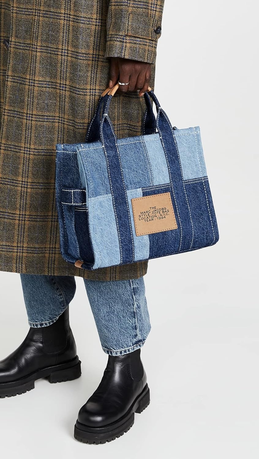 image:imageMarc Jacobs Womens The Canvas Small Tote BagBlue Denim