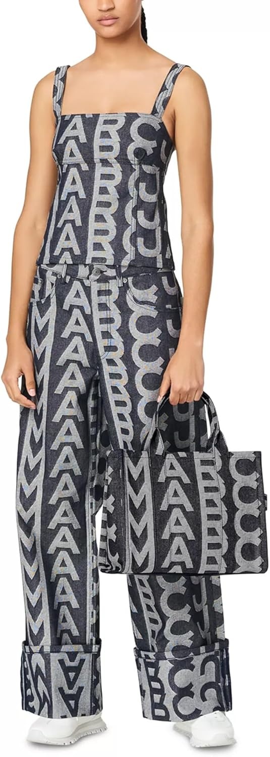 image:imageMarc Jacobs Womens The Canvas Small Tote BagDenim Blue Logo