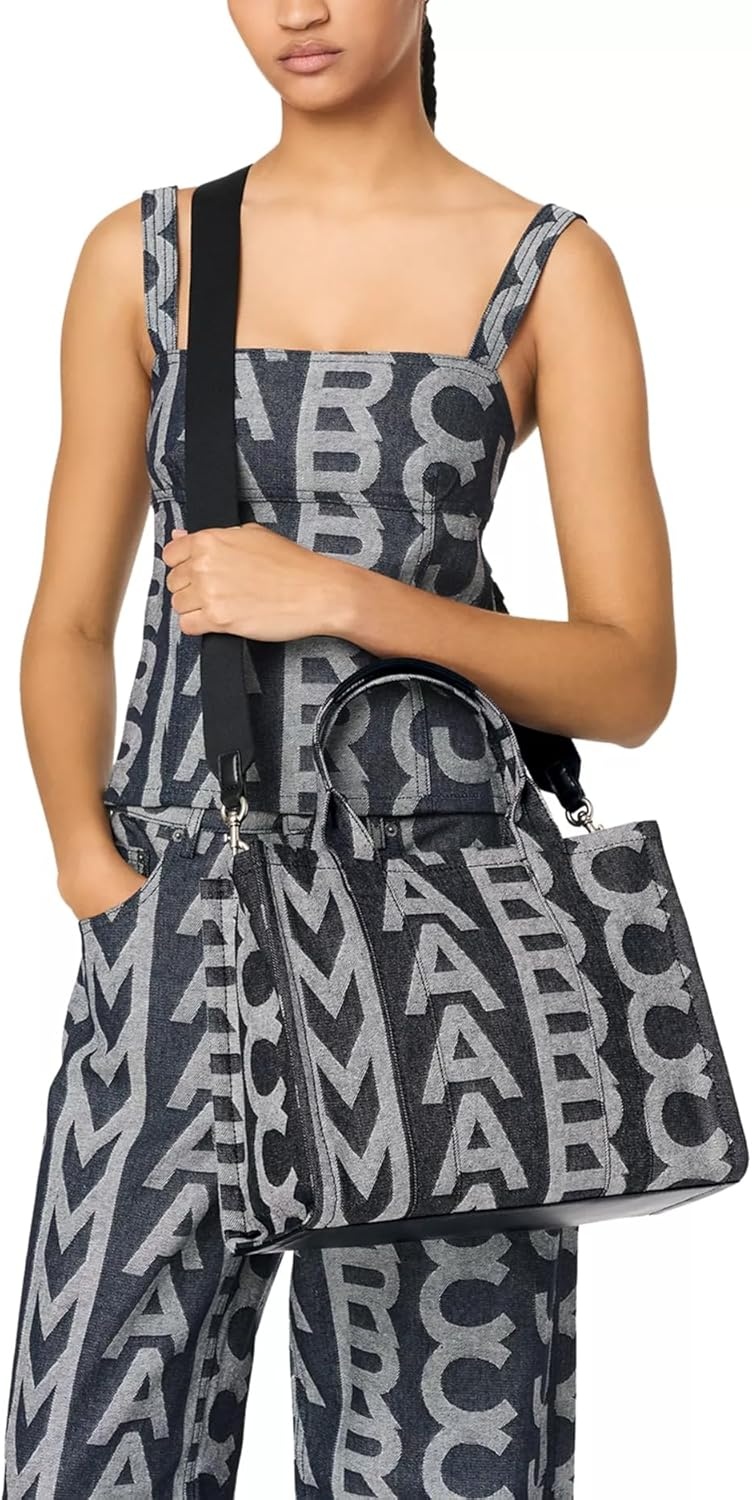 image:imageMarc Jacobs Womens The Canvas Small Tote BagDenim Blue Logo