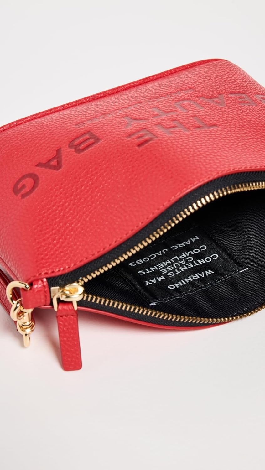 image:imageMarc Jacobs Womens The Leather Beauty BagTrue Red